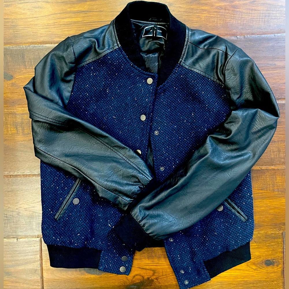 Le Chateau // Wool & Leather Bomber Jacket
